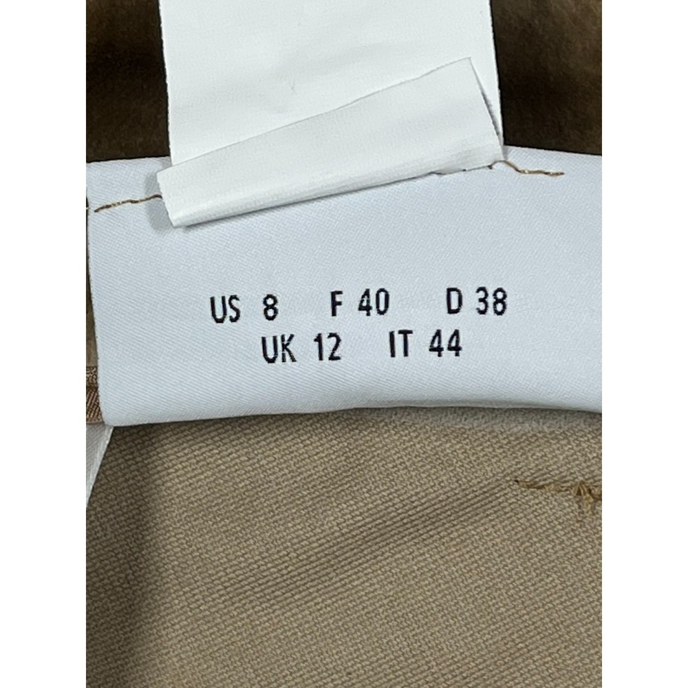 Akris Punto Caramel Velvet Flare Pants Cali Trousers Women 8 (Fits 31x27) Luxury - Picture 8 of 16